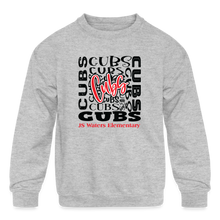 Load image into Gallery viewer, J.S. Waters Typography Youth Sweatshirt - heather gray