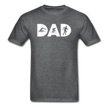 Load image into Gallery viewer, Triathlon Dad Shirt - deep heather