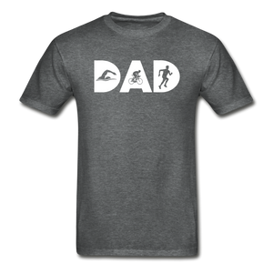 Triathlon Dad Shirt - deep heather