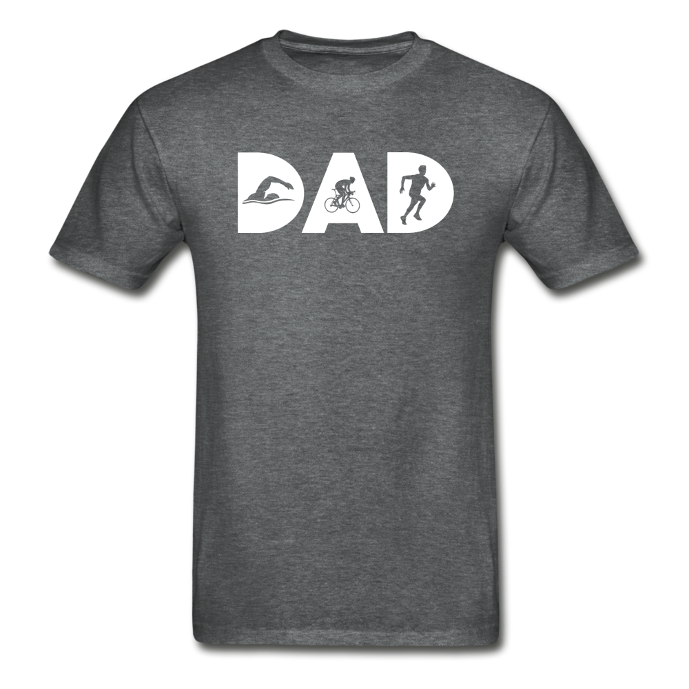 Triathlon Dad Shirt - deep heather