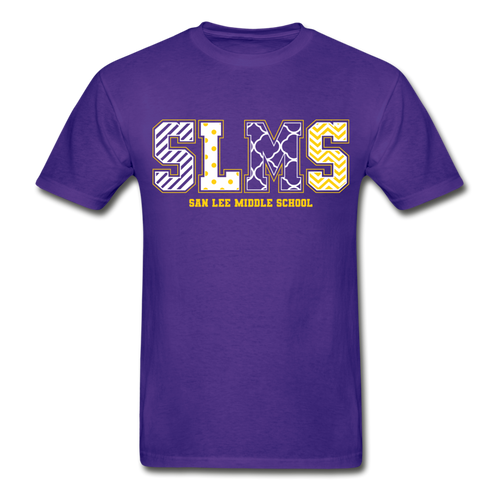 SLMS INITIALS PURPLE - purple