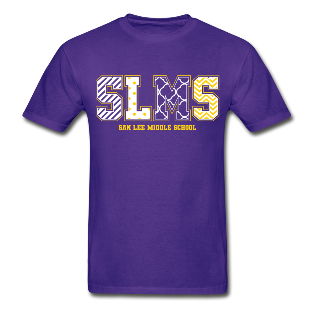 SLMS INITIALS PURPLE - purple