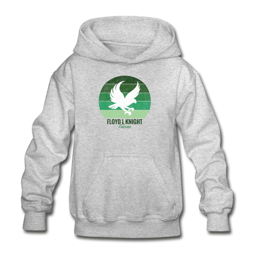 Youth Floyd Knight Falcon Sunset Hoodie - heather gray