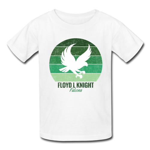 Youth FLK Falcon Sunset Tee - white