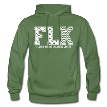 Load image into Gallery viewer, FLK Initials Hoodie - military green