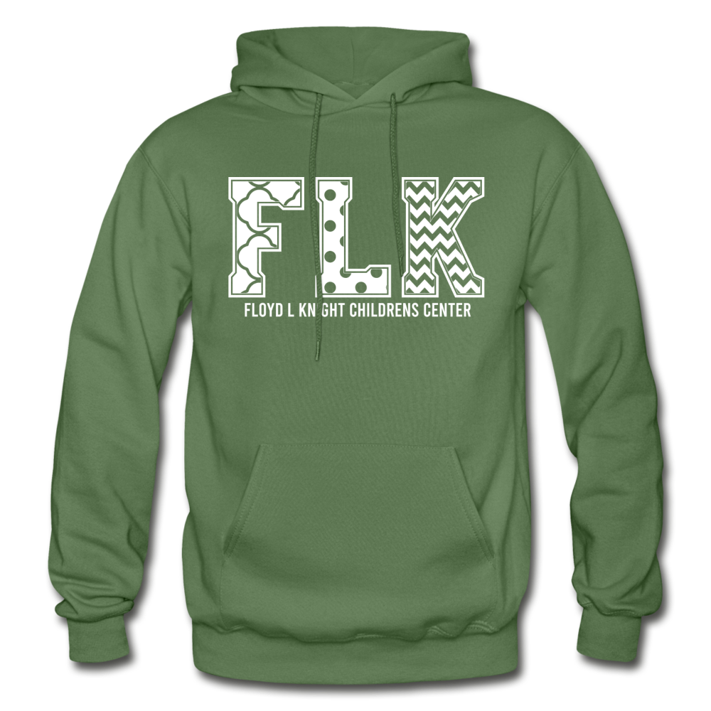 FLK Initials Hoodie - military green