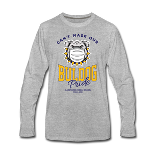 BMS Masked Bulldog Gray - heather gray