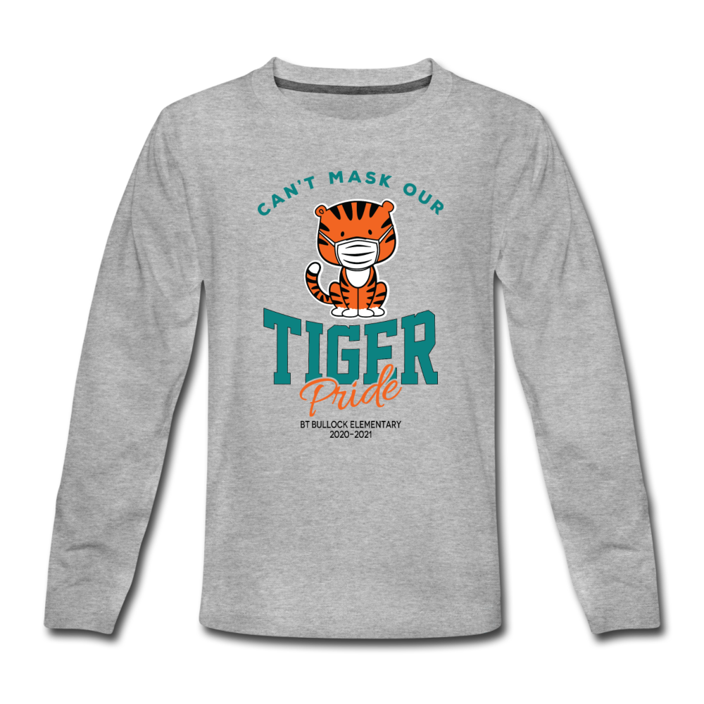 Youth BTB Masked Baby Tiger - heather gray