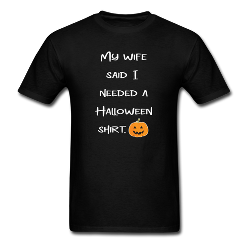 Husband Halloween Shirt - black