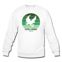 Load image into Gallery viewer, FLK Falcon Sunset Crewneck Sweatshirt - white