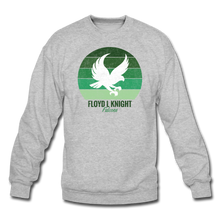 Load image into Gallery viewer, FLK Falcon Sunset Crewneck Sweatshirt - heather gray