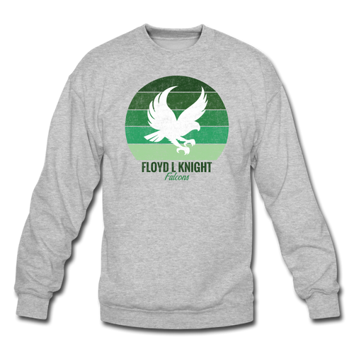 FLK Falcon Sunset Crewneck Sweatshirt - heather gray