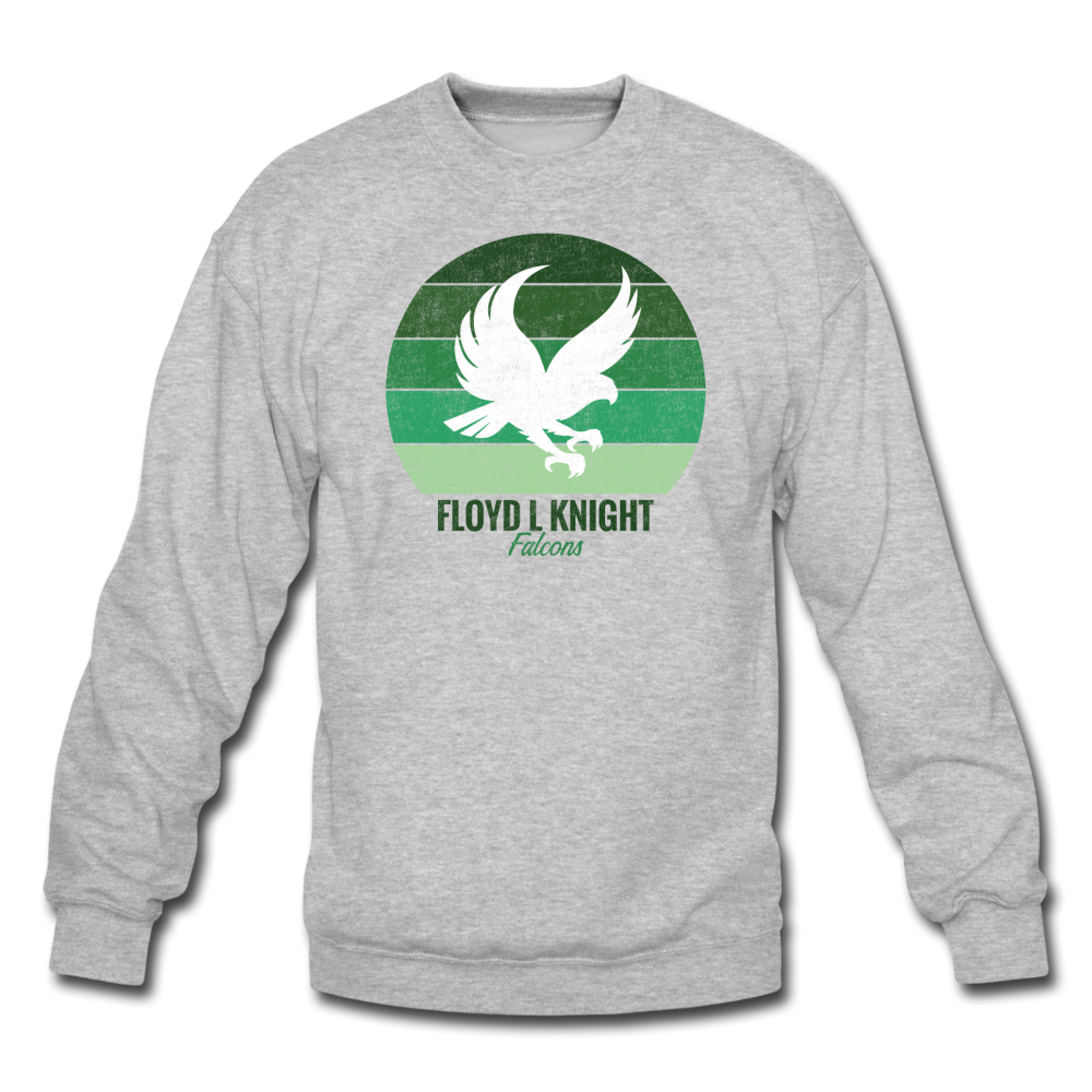 FLK Falcon Sunset Crewneck Sweatshirt - heather gray