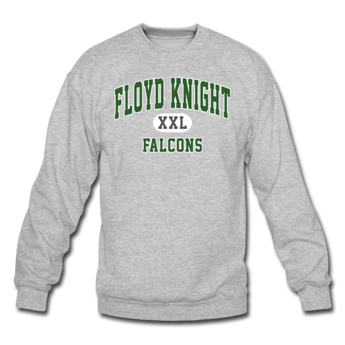 FLK Sporty Crewneck Sweatshirt - heather gray