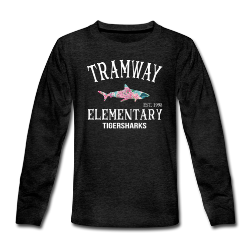 Youth Tramway Vintage Floral - charcoal gray