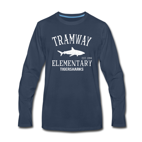 Tramway Vintage Long Sleeve T-Shirt - navy