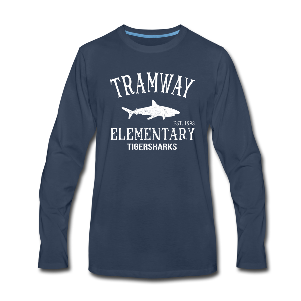 Tramway Vintage Long Sleeve T-Shirt - navy