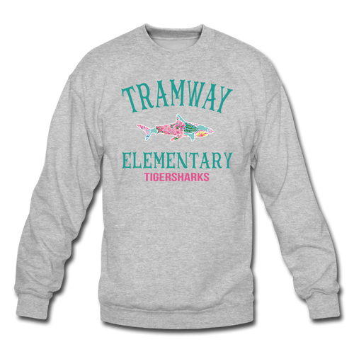 Tramway Vintage Colorful Crewneck Sweatshirt - heather gray