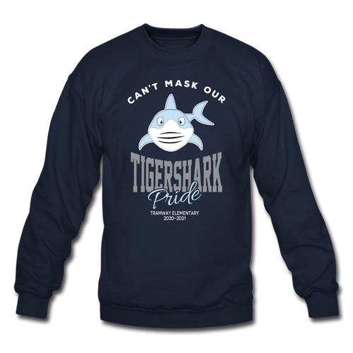 Tramway Masked Shark Crewneck Sweatshirt Navy - navy