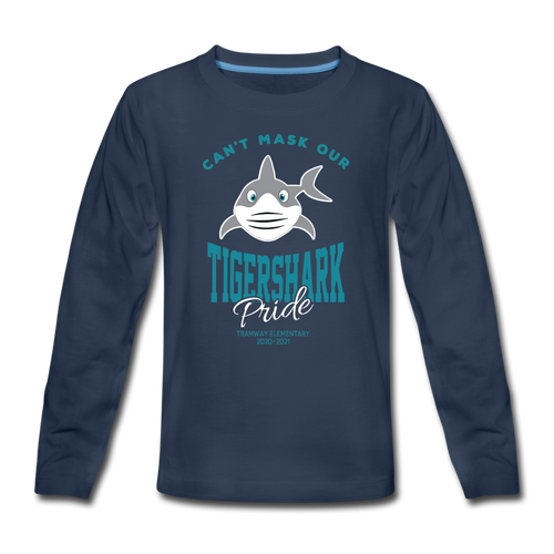 Youth Tramway Masked Shark Long Sleeve T-Shirt