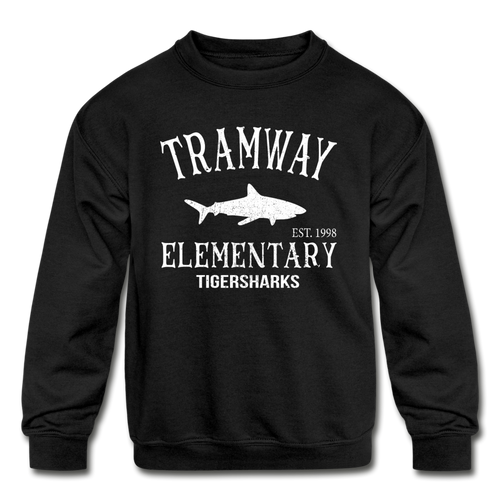 Youth Tramway Vintage Crewneck - black