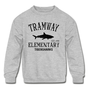 Youth Tramway Vintage Crewneck Sweatshirt Grey - heather gray