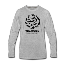 Load image into Gallery viewer, Tramway Circle of Sharks Long Sleeve T-Shirt White