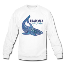 Load image into Gallery viewer, Tramway Tribal Shark Crewneck Sweatshirt - white