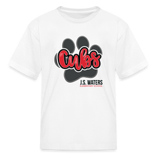 Load image into Gallery viewer, JS Waters Paw Print Tee - Youth - white