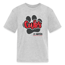 Load image into Gallery viewer, JS Waters Paw Print Tee - Youth - heather gray