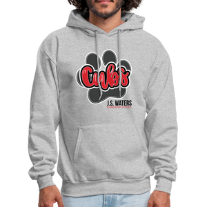 JS Waters Paw Print Hoodie - heather gray