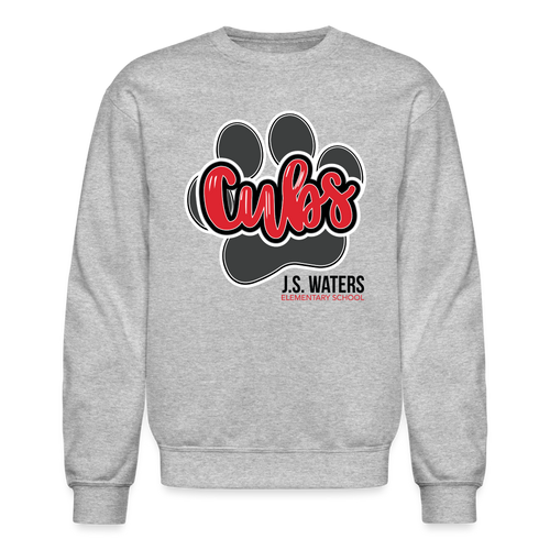 J.S. Waters Paw Print Sweatshirt - heather gray