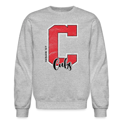 J.S. Waters Distressed Big C Sweatshirt - heather gray