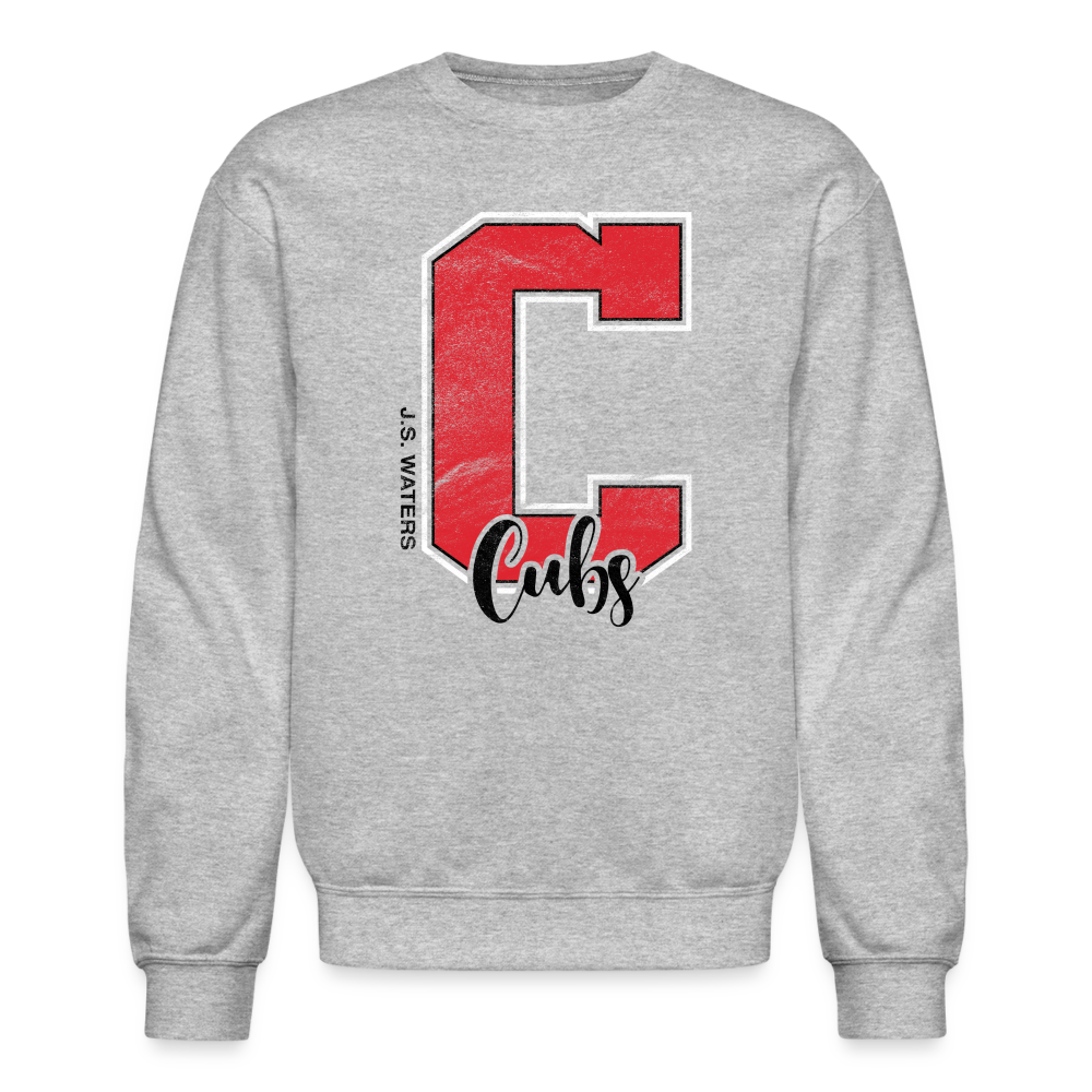 J.S. Waters Distressed Big C Sweatshirt - heather gray