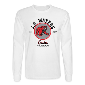 JS Waters Distressed Retro Long Sleeve - white