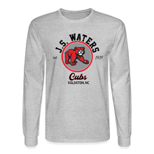 Load image into Gallery viewer, JS Waters Distressed Retro Long Sleeve - heather gray