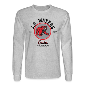 JS Waters Distressed Retro Long Sleeve - heather gray