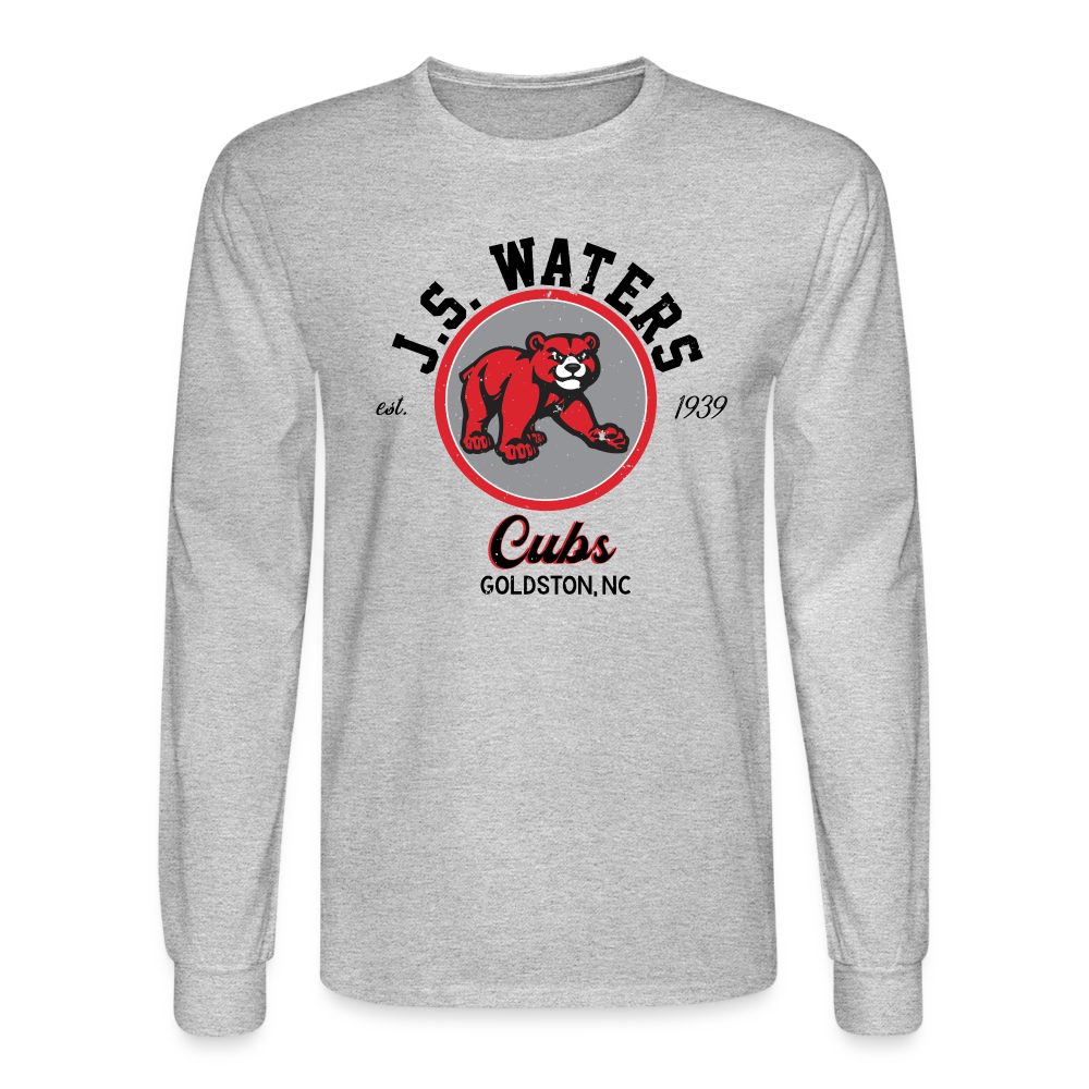 JS Waters Distressed Retro Long Sleeve - heather gray