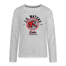 Load image into Gallery viewer, J.S. Waters Distressed Retro Youth Long Sleeve Tee - heather gray
