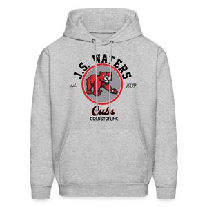 JS Waters Distressed Retro Hoodie - heather gray