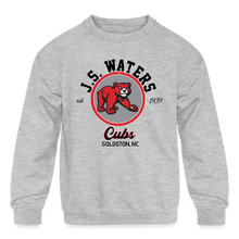 Load image into Gallery viewer, J.S. Waters Distressed Retro Youth Sweatshirt - heather gray