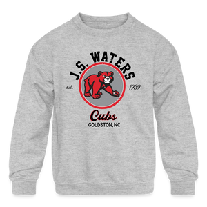J.S. Waters Distressed Retro Youth Sweatshirt - heather gray