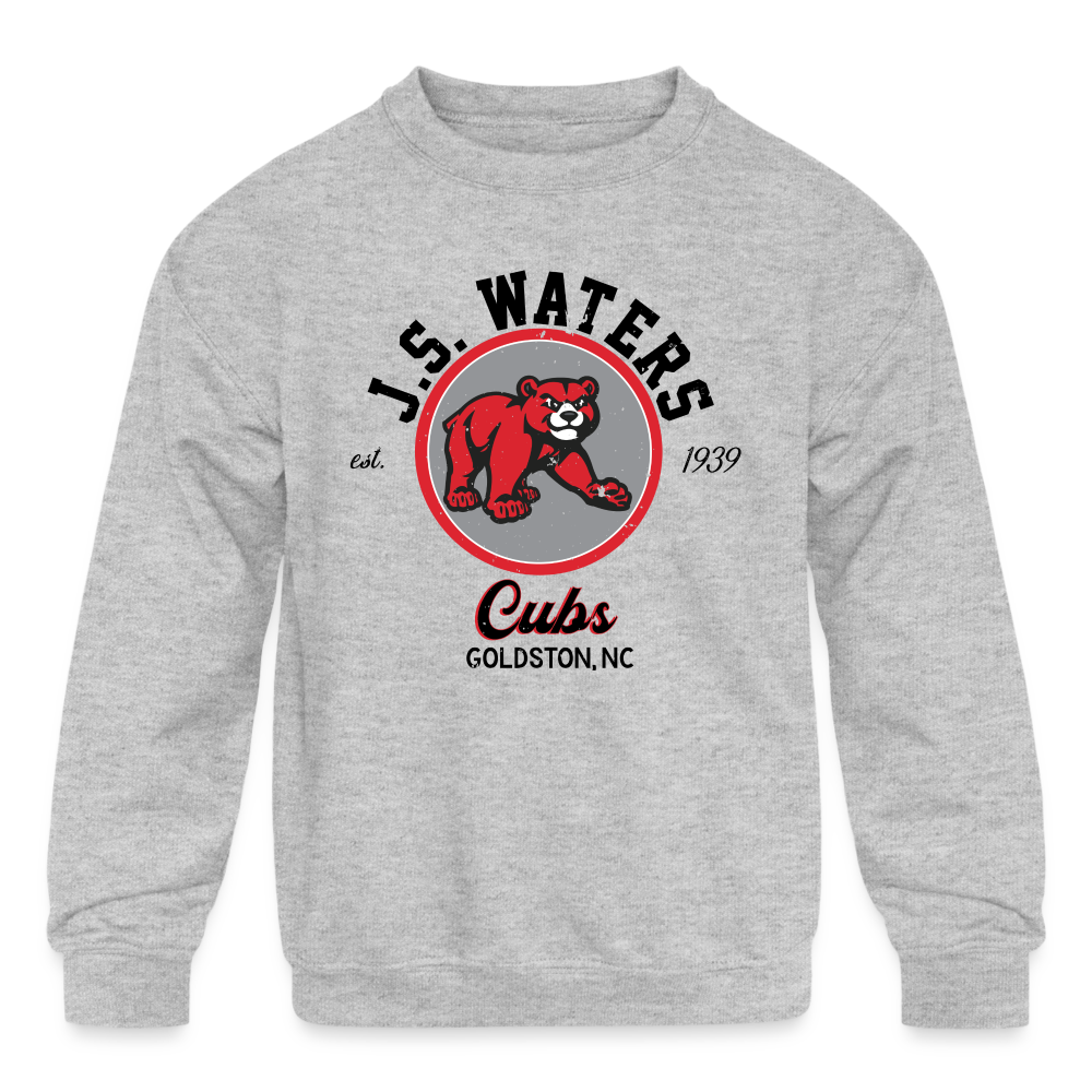 J.S. Waters Distressed Retro Youth Sweatshirt - heather gray