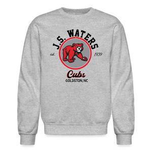 J.S. Waters Distressed Retro Sweatshirt - heather gray