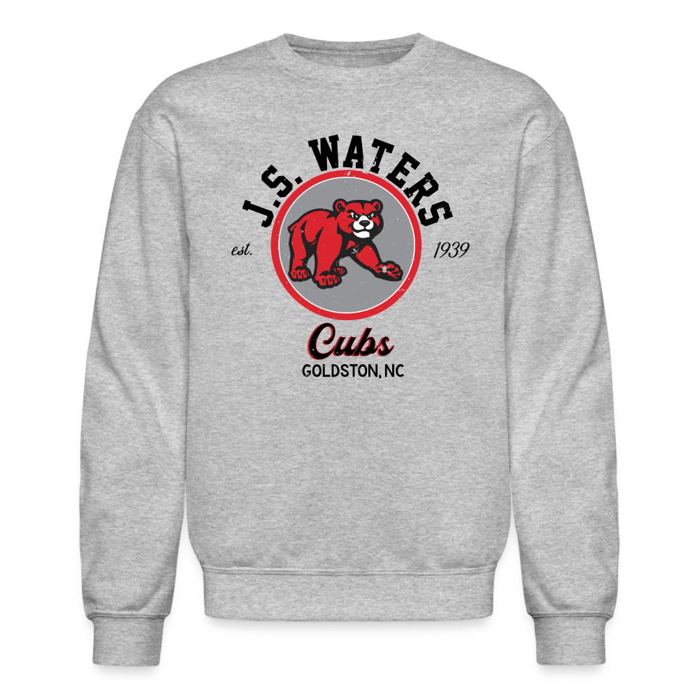 J.S. Waters Distressed Retro Sweatshirt - heather gray