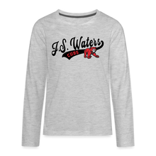 Load image into Gallery viewer, J.S. Waters Swoosh Youth Long Sleeve Tee - heather gray