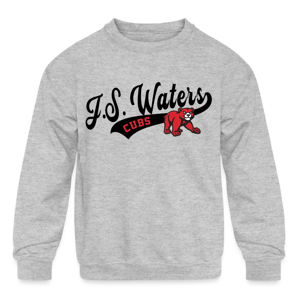 J.S. Waters Swoosh Youth Sweatshirt - heather gray