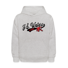 Load image into Gallery viewer, J.S. Waters Swoosh Youth Hoodie - heather gray