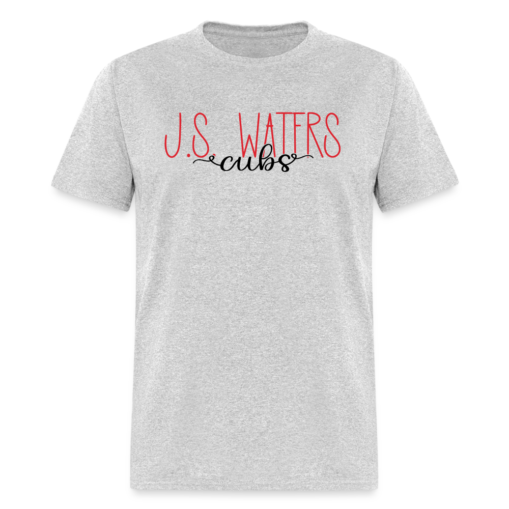 JS Waters Text Only Tee - heather gray