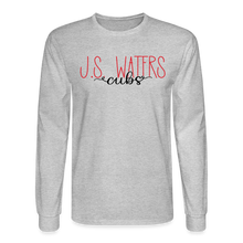 Load image into Gallery viewer, JS Waters Text Long Sleeve - heather gray